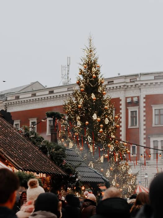 Lights are sparkling across Latvia, and festive cheer fills