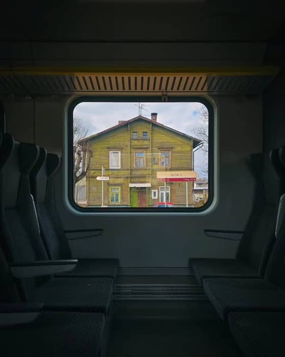 The train is one of the simplest ways to rediscover Latvia. 