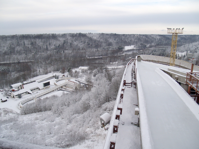 Sigulda bobsled track — an Olympic extreme sport discipline
