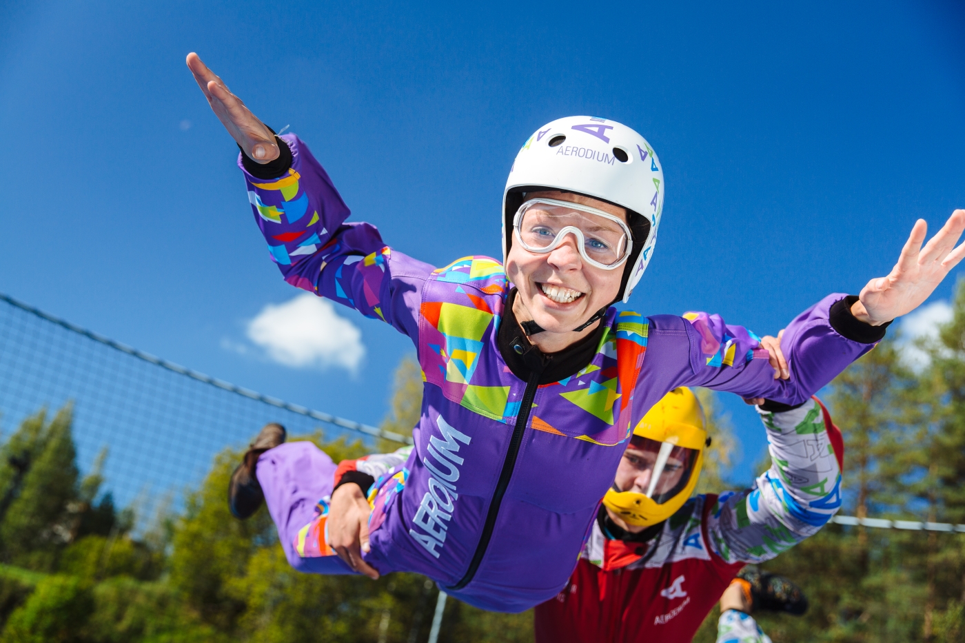 Aerodium wind tunnel in Sigulda — indoor flying experience
