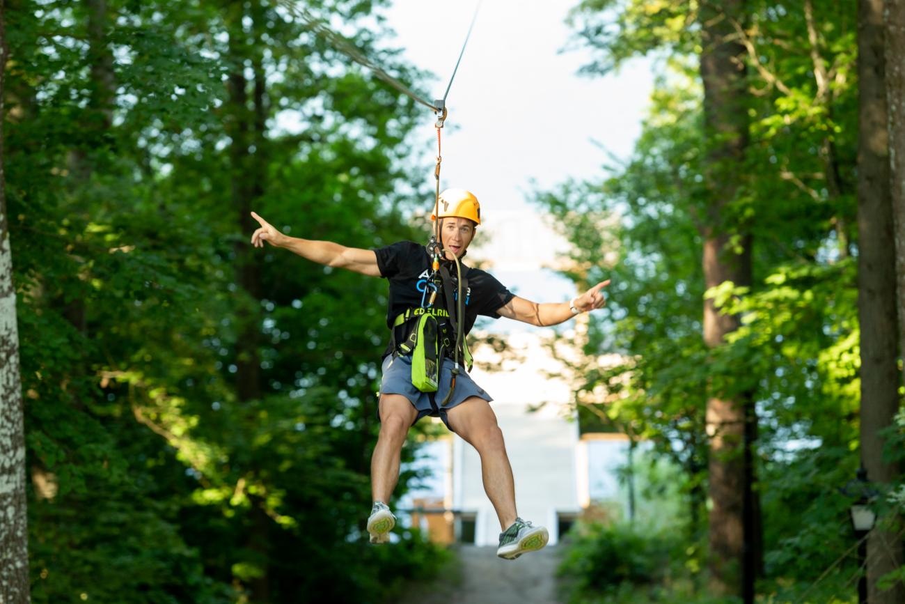Aerial cable run "ZZZIPPP" latvia.travel