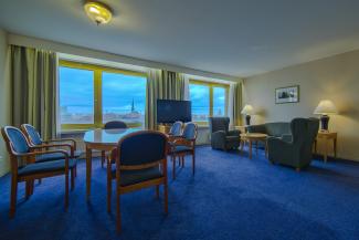 Radisson Blu Daugava Hotel luksus klases numura dzīvojamā istaba