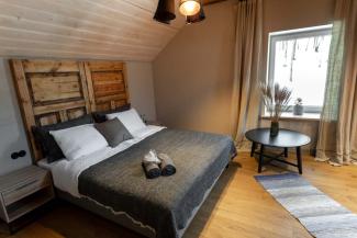 Brīvdienu mājas interjers