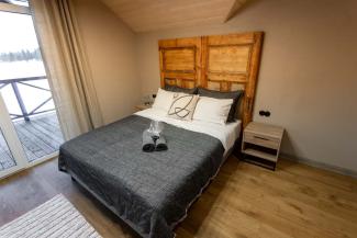 Brīvdienu mājas interjers