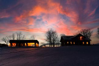 Brīvdienu māja no ārpuses