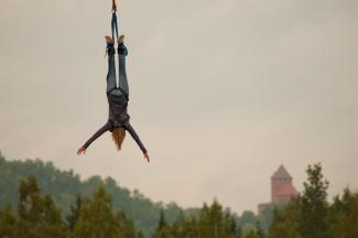 Gumijlēkšana Siguldā