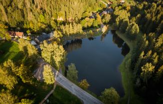 Līgatne no putna lidojuma