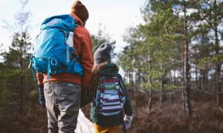 Ģimene purvā_pārgājiens