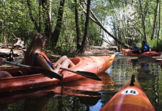 Lost in Latgale kayaking