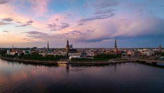 Rīgas panorāmas skats