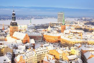 Winter latvia
