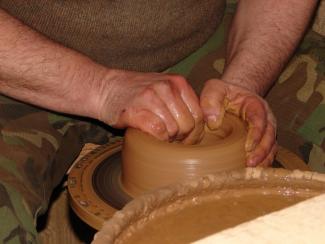 Keramiķa Aivars Ušpeļa darbnīca