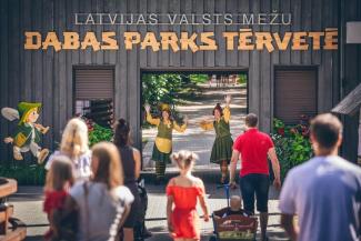 Latvijas valsts mežu dabas parks Tērvetē/ Nature park in Tērvete