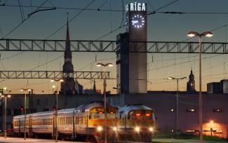 Train station in Riga