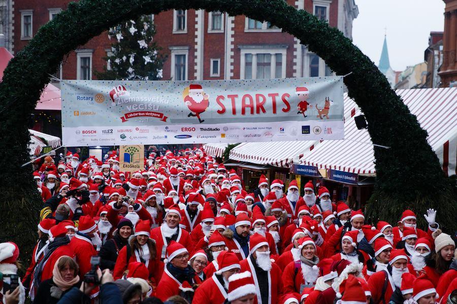 For Fun Run Riga Santa`s Fun Run | latvia.travel